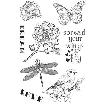Ultimate Crafts Stamp Spread Your Wings