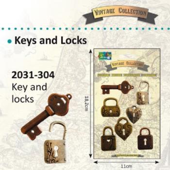 Vaessen Creative Vintage Collection Keys and Locks