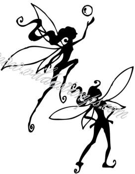 Vilda Stamps Fairy Silouettes