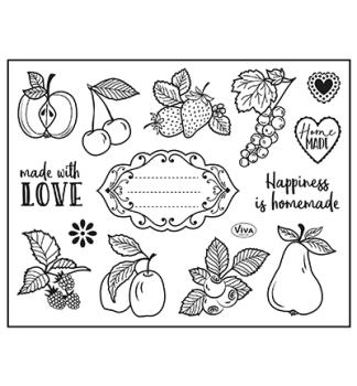 Viva Decor Clearstempel Set Happiness is Homemade