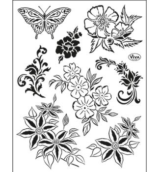 Viva Decor Stamp Blumen klassisch #212