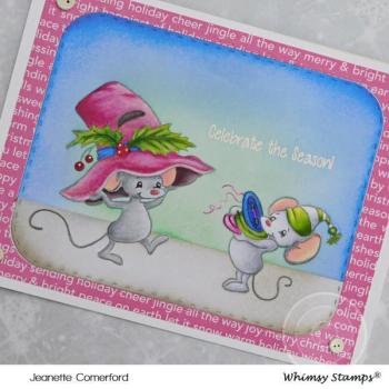 Whimsy Clear Stamp Set Very Mice Christmas