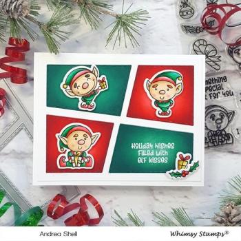 Whimsy Clear Stamps Set Elf Sized