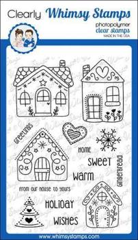 Whimsy Clear Stamps Set Gingerbread Greetings