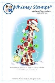Whimsy Stamps Christmas Giraffe