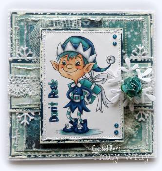 Whimsy Stamps Don't Peek Elf