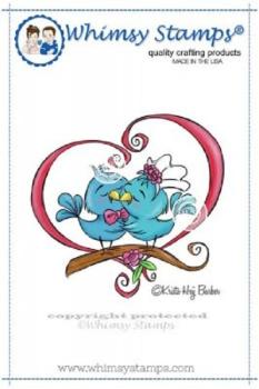 Whimsy Stamps Love Birds