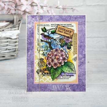 Woodware Clear Magic Stamp Hydrangea FRS981
