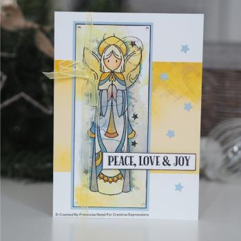 Woodware Clear Magic Stamp Celestial Angel FRS402