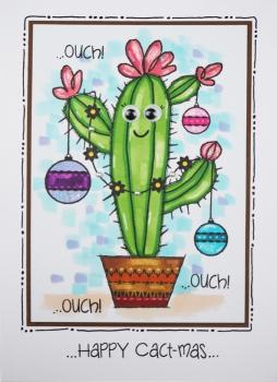 Woodware Clear Stamp Merry Cactus FRS713