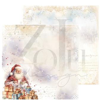 ZoJu Design 12x12 Paper Pack Happy Santa