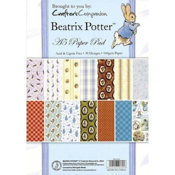 Beatrix Potter A5 Paper Pad - Male by Crafter's Companion