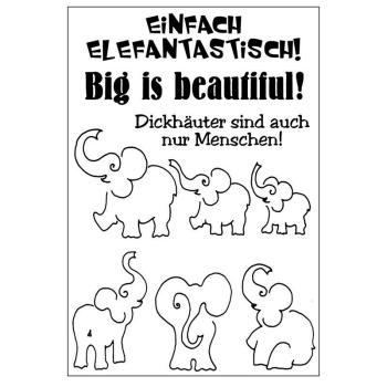 efco Clear Stamp Elefanten #1047