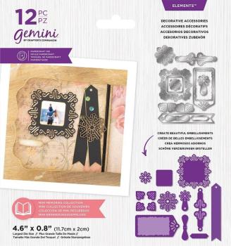 Gemini Mini Memories Decorative Accessories Elements Dies