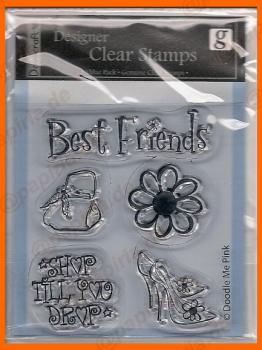 Designer Clear Stamp - Best Friends