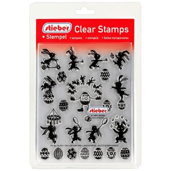 stieber® Clear Stamp Set Hasenparade CS822