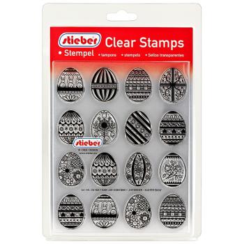 stieber® Clear Stamp Set Ostereier CS823