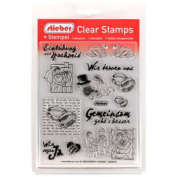 stieber® Clear Stamp Set Hochzeit CS810