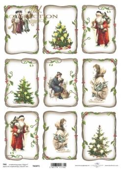 ITD Collection A4 Paper SET Christmas Frames