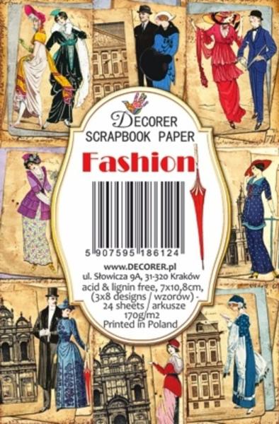 #116 Decorer Mini Scrapbook Paper Set Fashion