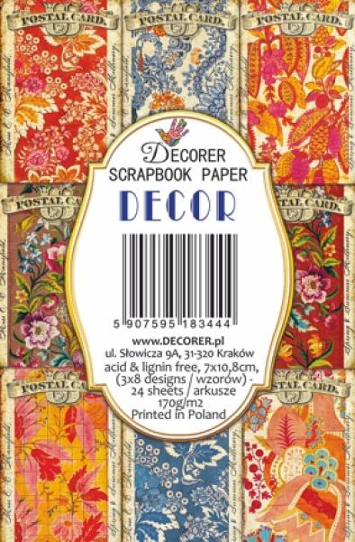 #130 Decorer Mini Scrapbook Paper Set Decor
