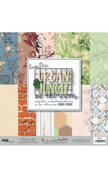 12x12 Paper Pad Urban Jungle Basic by Quim Diaz