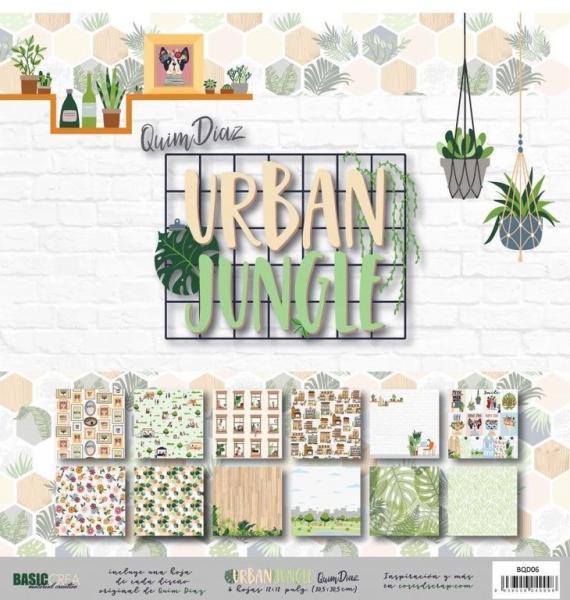 12x12 Paper Pad Urban Jungle by Quim Diaz