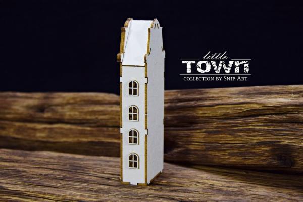 SnipArt Chipboard Little Town Tenement House #24875