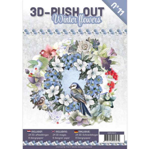 3D Push-Out Book No 11 Winter Flowers