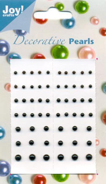 Joy Crafts Decorative Pearls Black 6020/0020