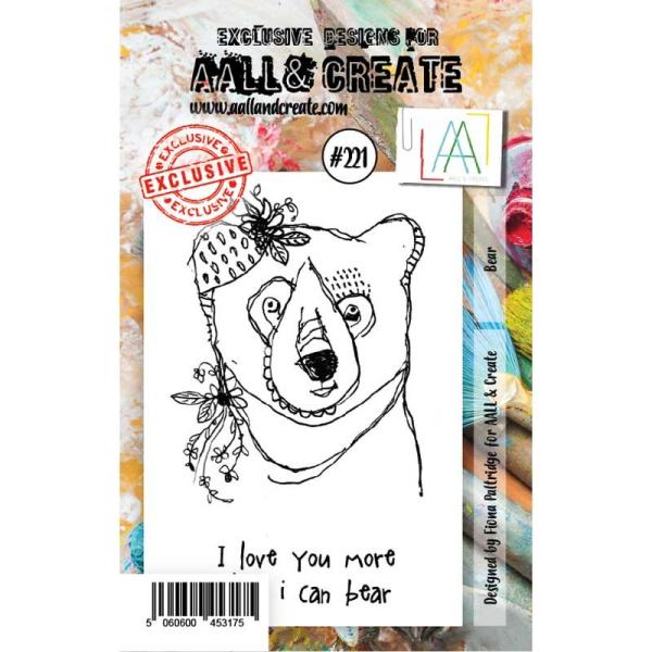 AALL & Create Clear Stamp A7 Set #221 Bear