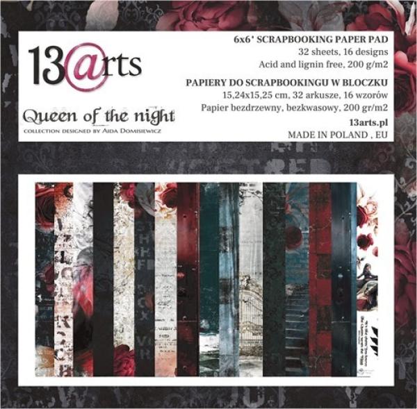 13@rts 6x6 Paper Pad Queen of the Night