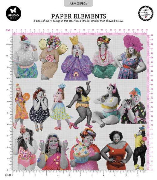 Art by Marlene Luxury Paper Elements Fabulous Women #04