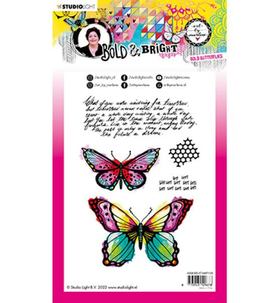 Art By Marlene Clear Stamps Bold Butterflies #126