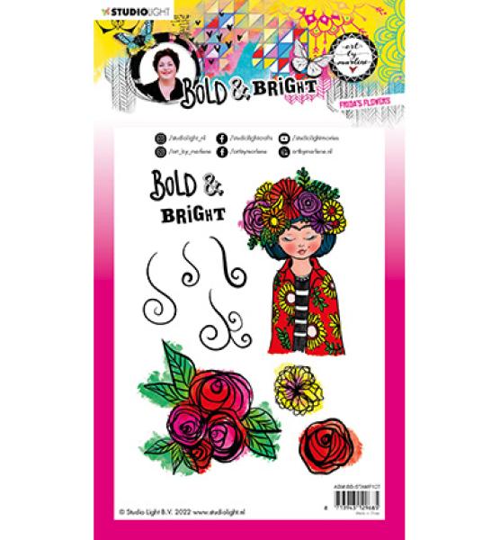 Art By Marlene Clear Stamps Frida's Flowers #127