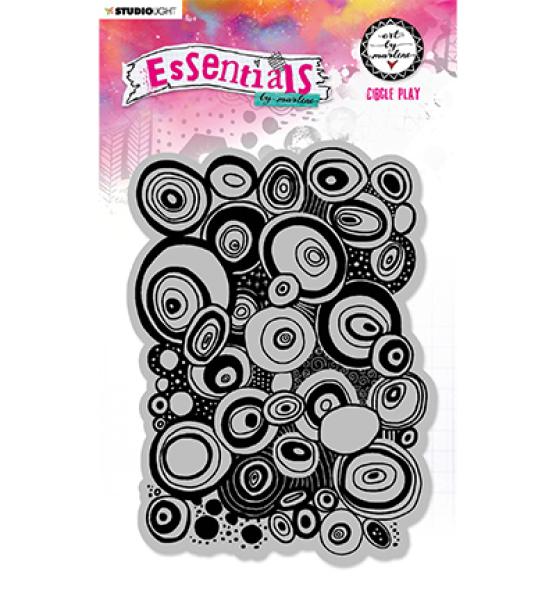 Art By Marlene Cling Stamps Circle Play Essentials nr.130
