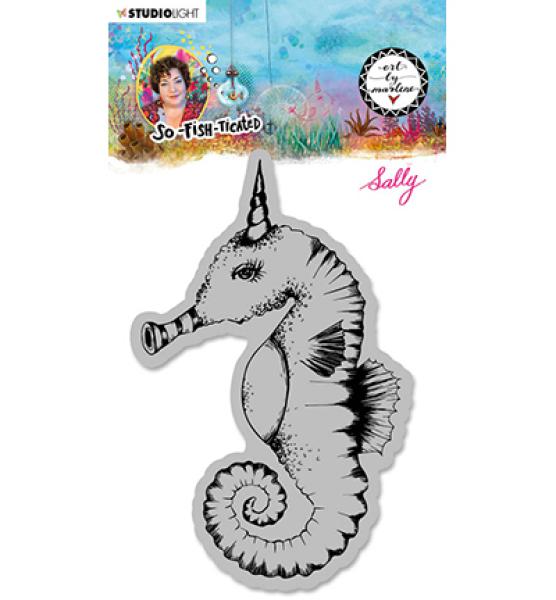 Art By Marlene Cling Stamps Sally Sea Horse #16