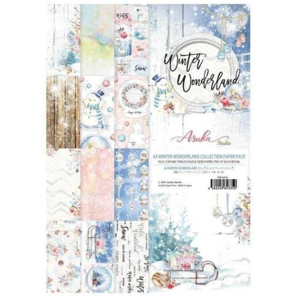 Asuka Studio A4 Paper Pack Winter Wonderland
