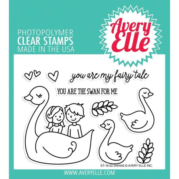 Avery Elle Clear Stamp Set Swan