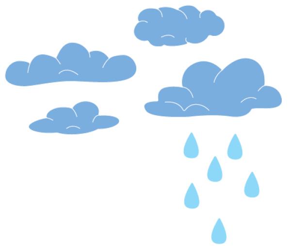Cheery Lynn Designs Dies - Clouds and Rain
