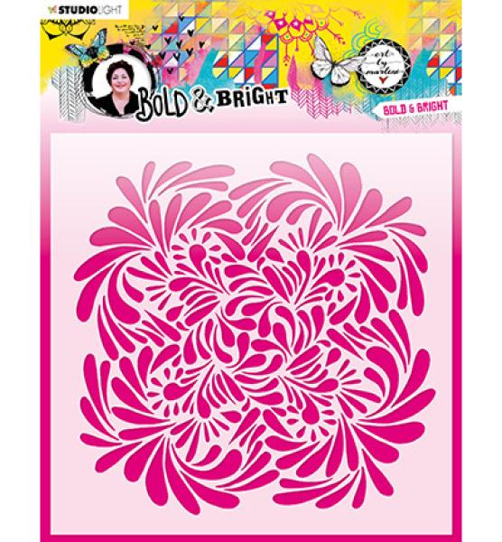 Art by Marlene Mask Stencil Bold and Bright #67