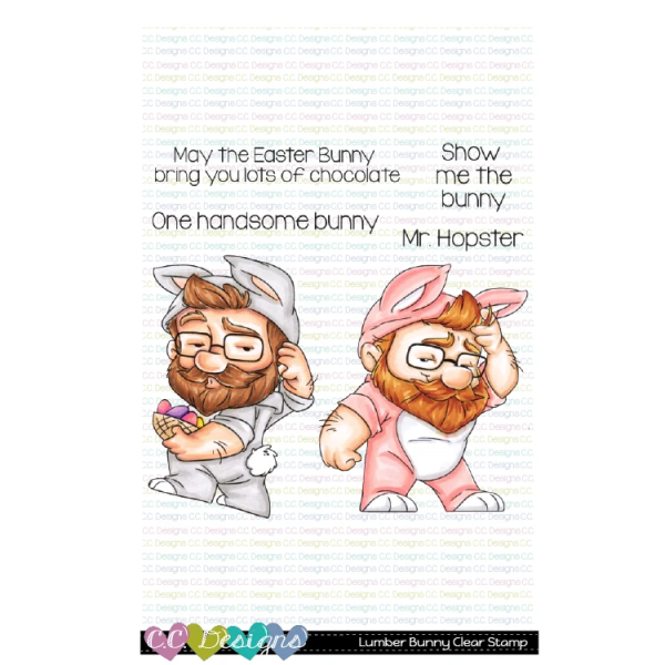 C.C Designs Stamps Lumber Bunny #0191