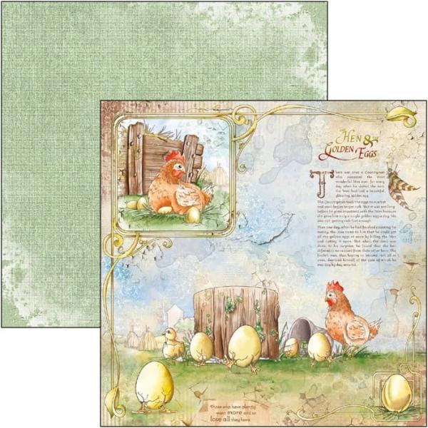Ciao Bella 8x8 Paper Pad Aesop's Fables #CBH046