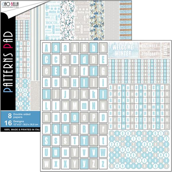 Ciao Bella 12x12 Patterns Pad Time for Home #CBT024