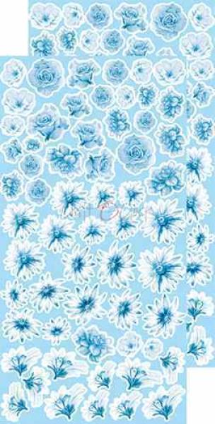 Craft O Clock Basic Flowers Set 9 Blue