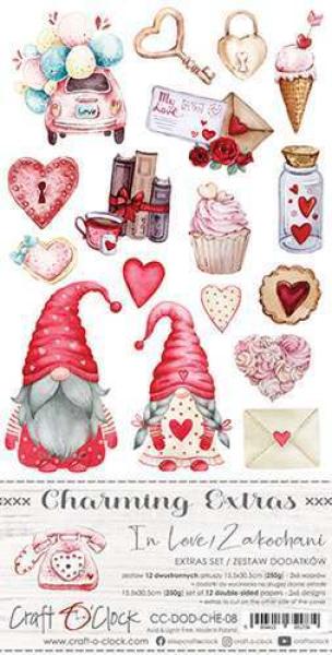Craft O Clock Charming Extras Set In Love