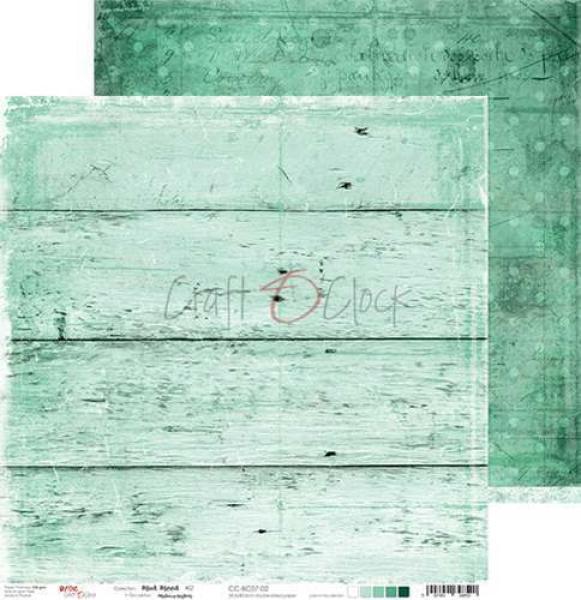 Craft O Clock 12x12 Paper Pad Basic 07 Mint Mood