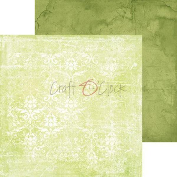 Craft O Clock 6x6 Paper Pad Basic Green Mood #01