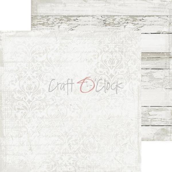Craft O Clock 6x6 Paper Pad Basic Light Gray Mood #10