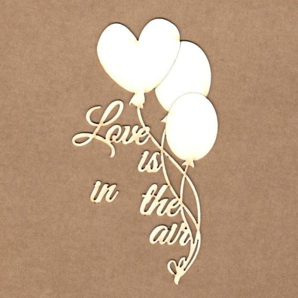 Chipboard Balloons "Love is in the air" #2086
